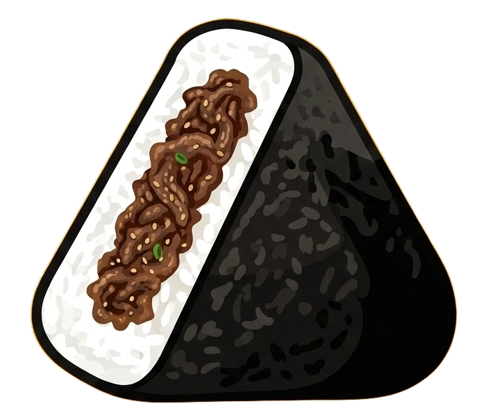 Beef Triangle Kimbap Beef Triangle Kimbap