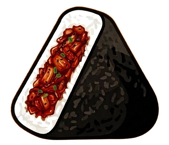 Buldak Chicken Triangle Kimbap Beef Triangle Kimbap