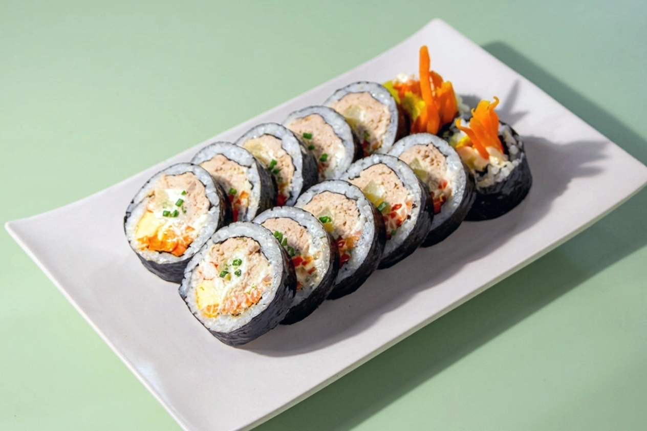Tuna Kimbap Plate