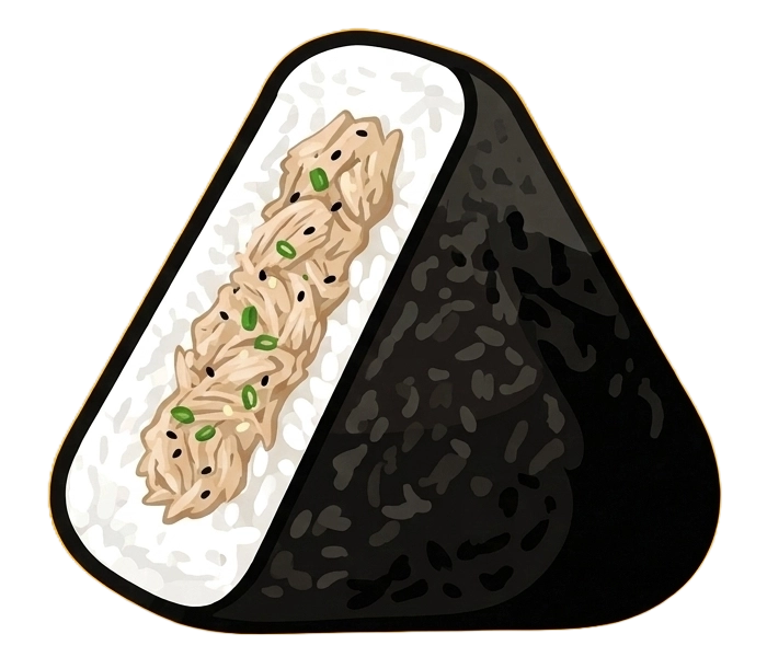 Tuna Triangle Kimbap Beef Triangle Kimbap
