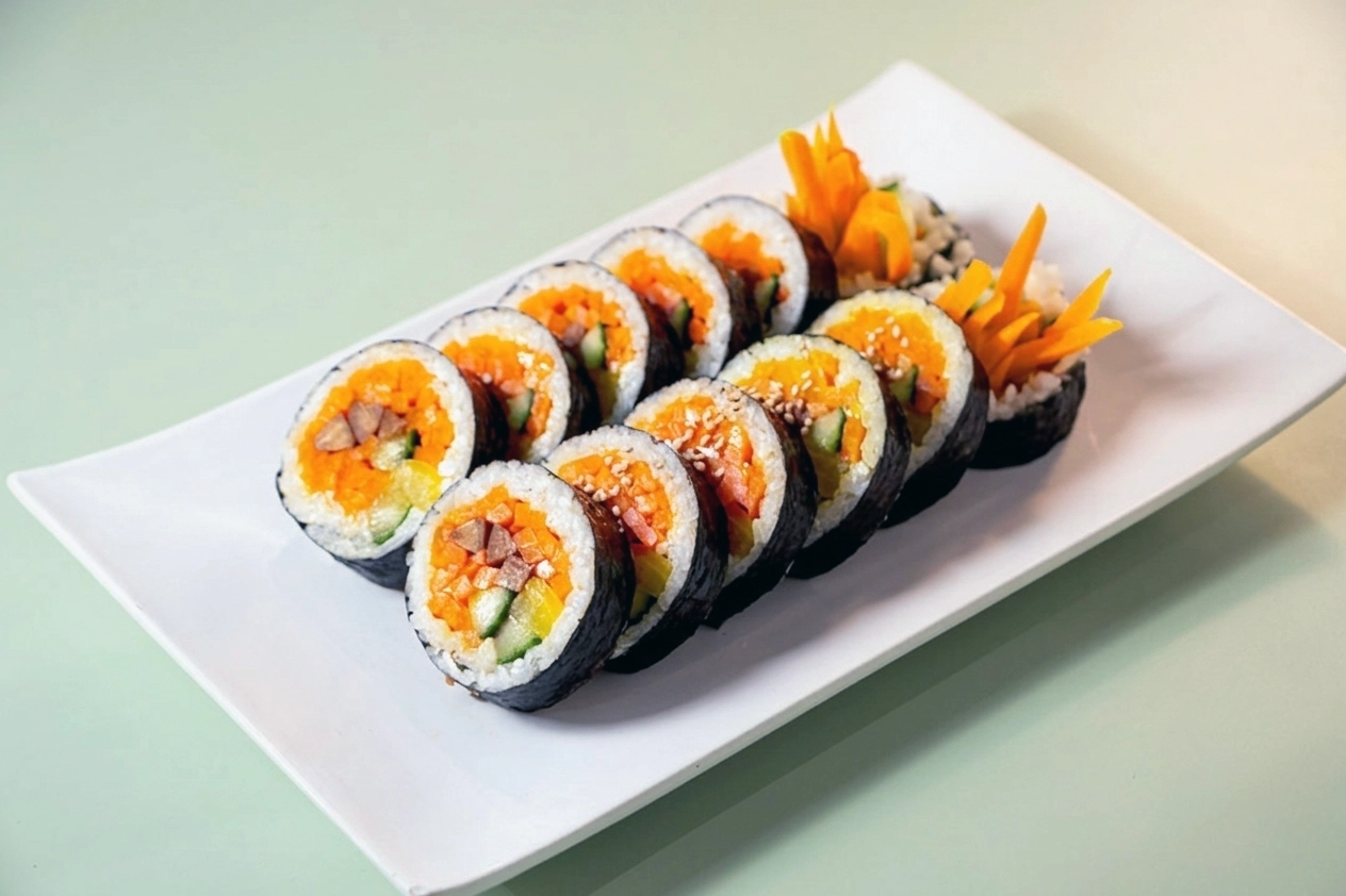 Veggi Kimbap Plate